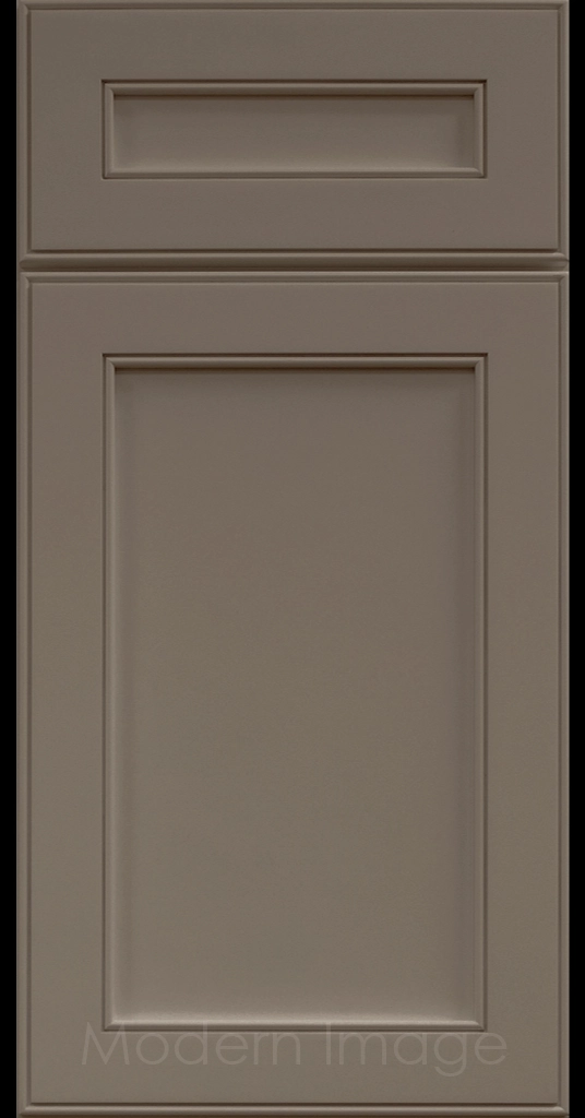 Davis refined Shaker style kitchen cabinet in a Magnetic Gray color.